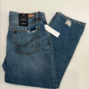 Sanctuary Disrupt Slim Boyfriend Blue Jeans NWT Size 30